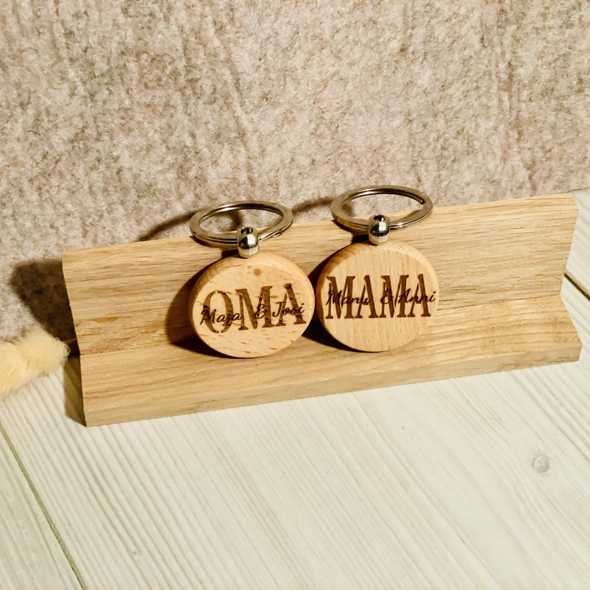 Schlüsselanhänger in Geschenkbox Geschenk Oma Opa Mama Papa Enkel Kinder für den der alles hat Schlüsselanhänger Das Glückswerk