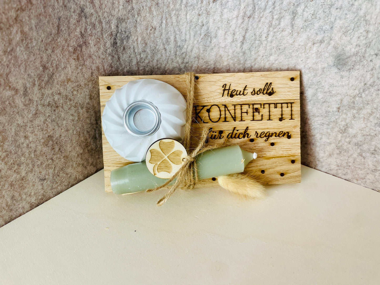 Geburtstagsgeschenk heut solls Konfetti für dich regnen