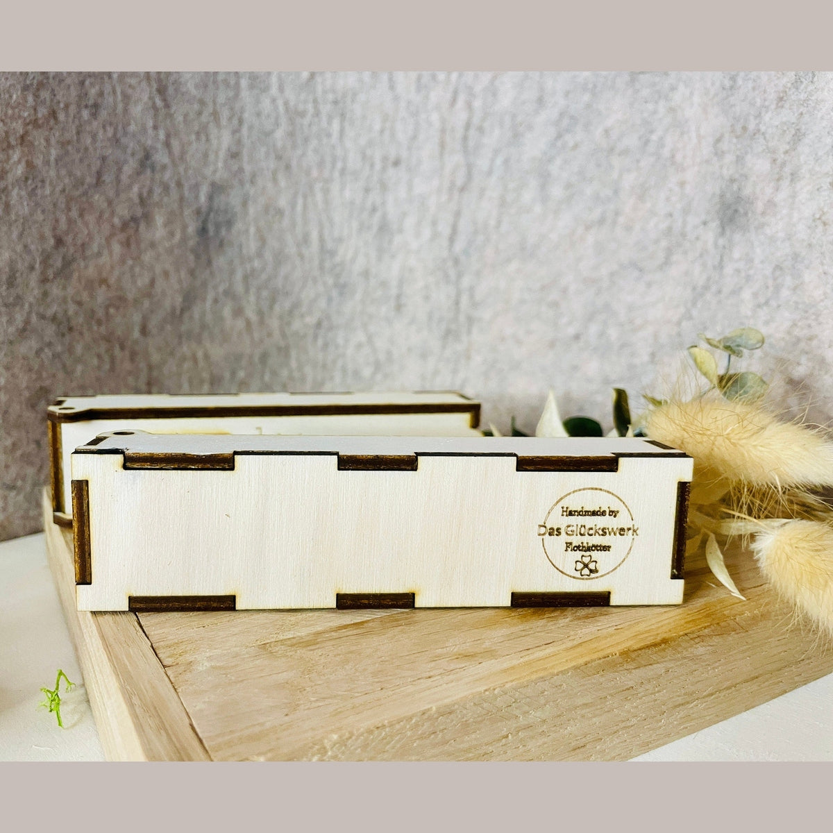 Schokoriegel case mit der Aufschrift "beste/r Oma Opa Papa Mama" Schokoriegelbox Das Glückswerk