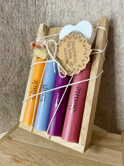 Kerzenset als Geschenkidee für einen ruhigen Moment