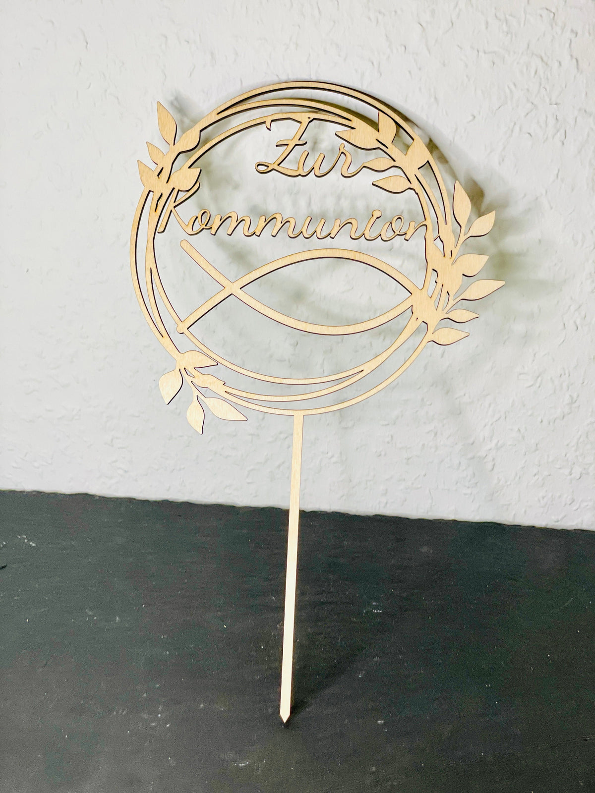 Cake Topper SVG Taufe, Laserdatei für Tortendeko, Download für Holz Acryl und Papier, DasGlueckswerk, Digitale Laserdateien, Cake Toppers, 