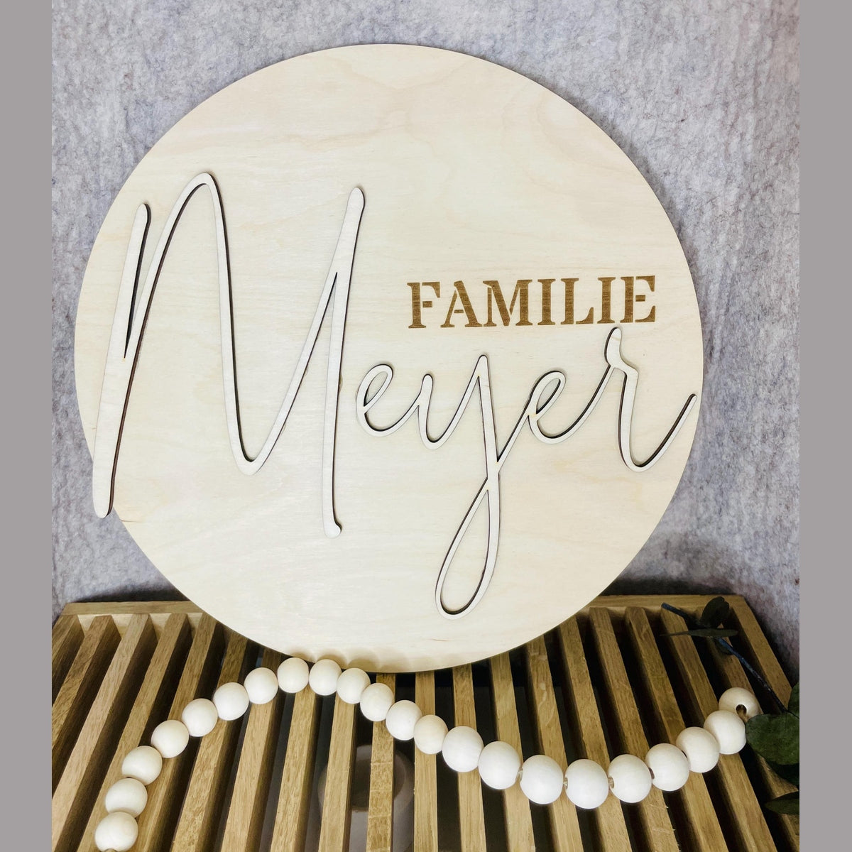 Türkranz Namensschild Familienschild Türschild Hochzeit Ring Kreis Kranz Türkranz Das Glückswerk