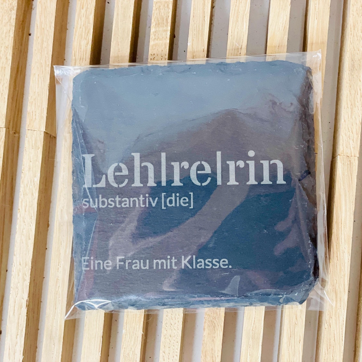 Untersetzer Schiefer Name individualisiert Glasuntersetzer Geschenkidee Untersetzer Das Glückswerk