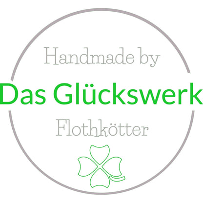 Pustekuchen - Tortenstück mit Holzgravur und Kerze zum Geburtstag Geschenkset Das Glückswerk