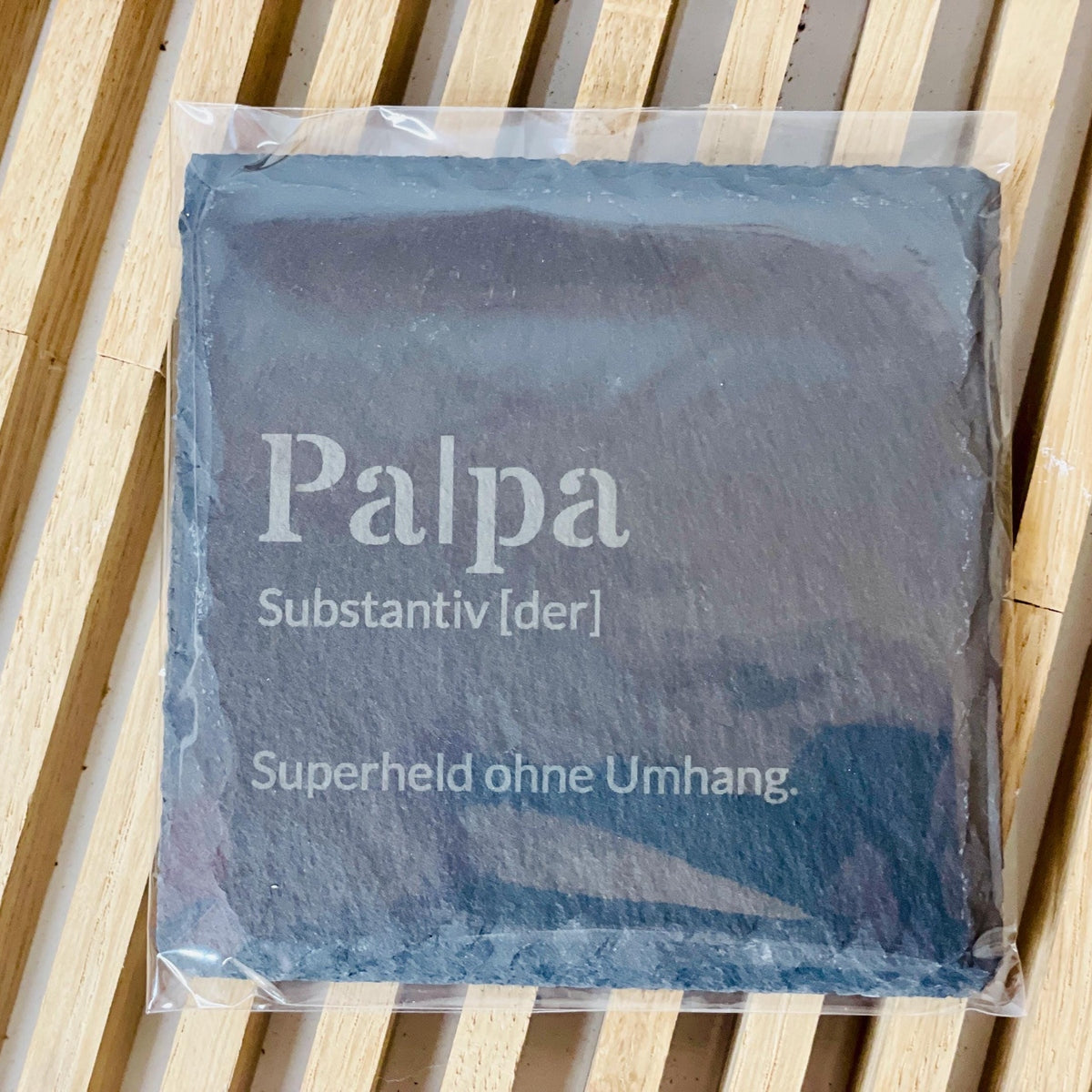 Untersetzer Schiefer Name individualisiert Glasuntersetzer Geschenkidee Untersetzer Das Glückswerk