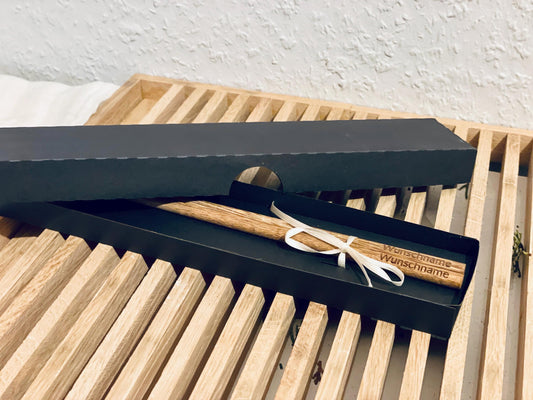personalisierte essstäbchen in geschenkbox- choppsticks aus Holz für Sushi nudeln