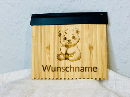 Eiskratzer personalisiert aus Holz