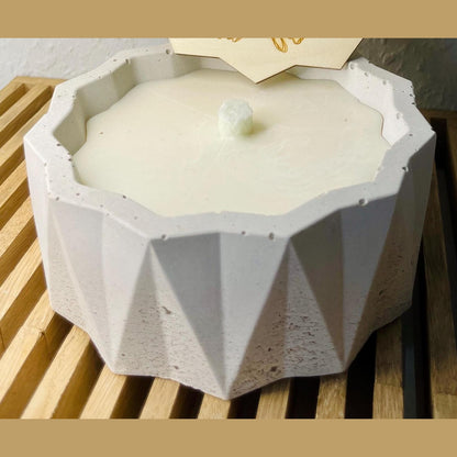 Betonkerze - Rustikale schlichte edele Kerze zum verschenken Outdoor-Kerze Betonkerze Das Glückswerk