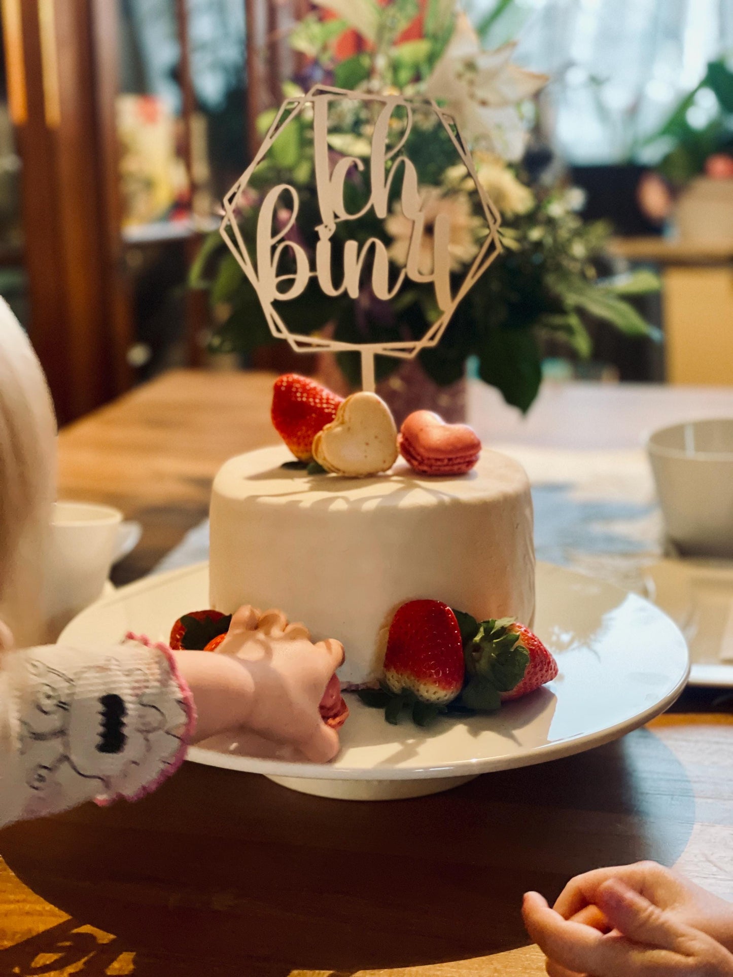 Cake Topper für Kinder – „Ich bin 1, 2, 3, 4“