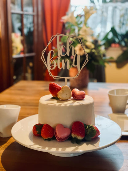 Cake Topper für Kinder – „Ich bin 1, 2, 3, 4“