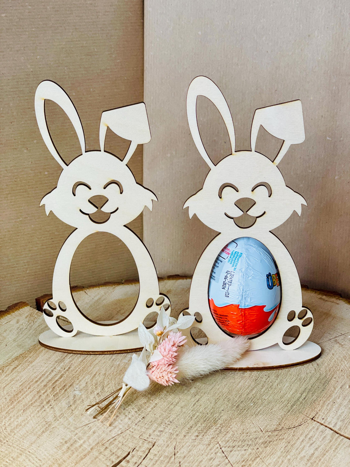 Holz-Osterhase für Eier – Handgefertigte Holzdekoration – Geschenk & Frühlingsdekoration, DasGlueckswerk, Ostern, Party Favors, holz