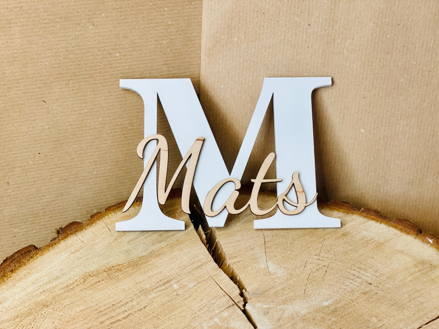 Namensschild aus Holz Türschild Geburtstag Aufhänger Wanddeko Kinderzimmer Personalisiert