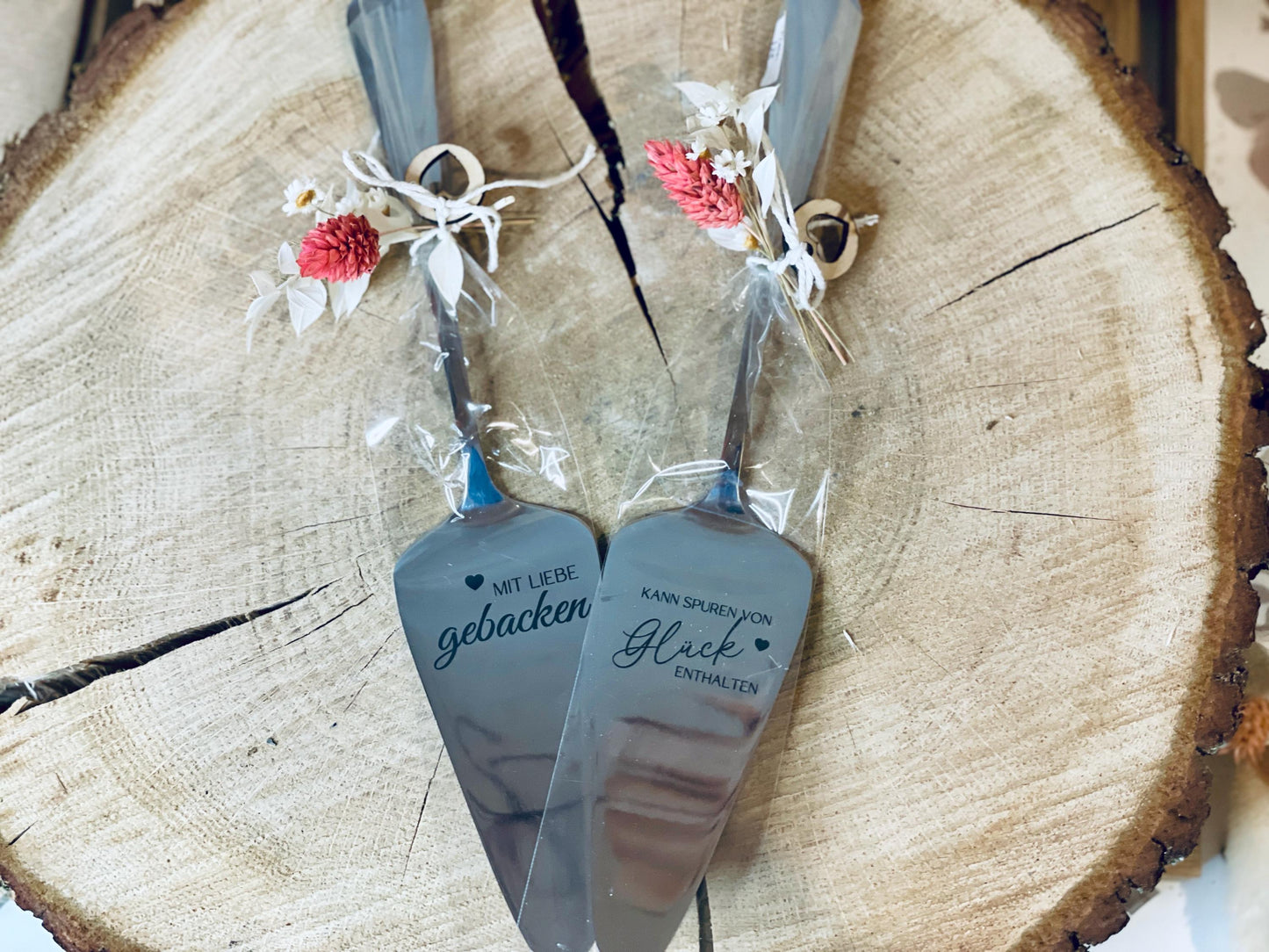 Personalisierter Tortenheber mit Gravur, Geschenk zur Hochzeit und Silberhochzeit, DasGlueckswerk, Hochzeit & Liebe, Cake Servers & Knives, metall