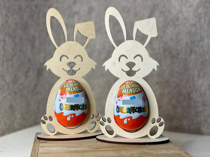 SVG Datei, Laser Datei, Osterhase SVG, Osterei aus Holz, Oster DIY, Osterdekoration, Überraschungsei, Laser-Cutter Datei, personalisierte Ostergeschenke,
