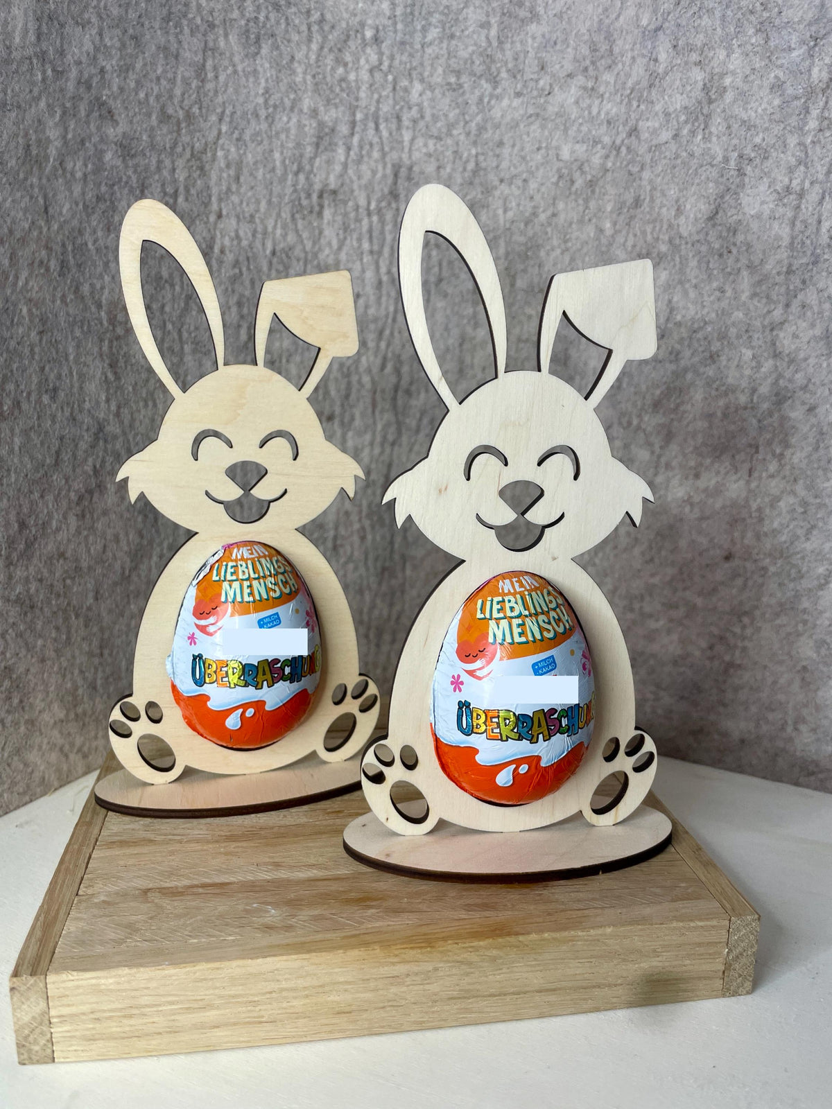 SVG Laser Datei Osterhase für Osterei, Vorlage für 3mm Sperrholz, Osterdeko zum Selbermachen, DasGlueckswerk, Digitale Laserdateien, Party Favors, 