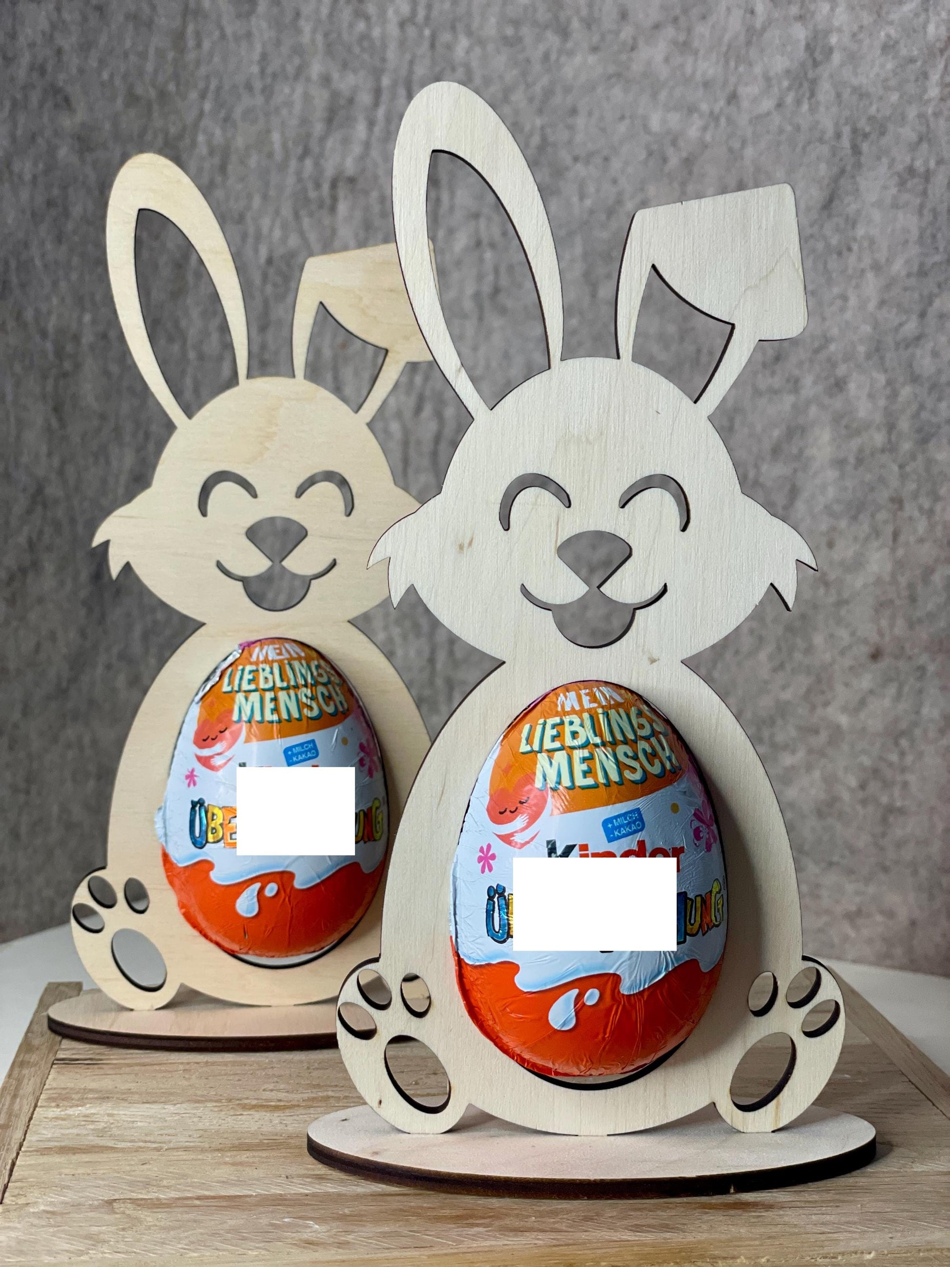 Holz-Osterhase für Eier – Handgefertigte Holzdekoration – Geschenk & Frühlingsdekoration, DasGlueckswerk, Ostern, Party Favors, holz