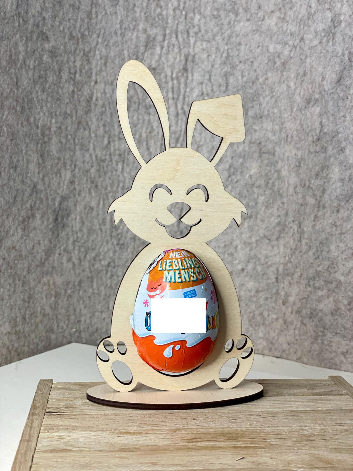 Holz-Osterhase für Eier – Handgefertigte Holzdekoration – Geschenk & Frühlingsdekoration, DasGlueckswerk, Ostern, Party Favors, holz