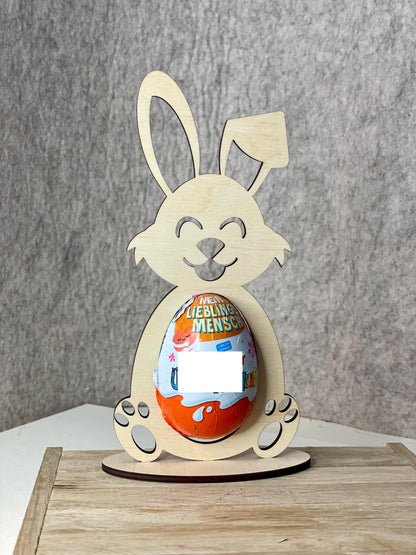 Holz-Osterhase für Eier – Handgefertigte Holzdekoration – Geschenk & Frühlingsdekoration, DasGlueckswerk, Ostern, Party Favors, holz