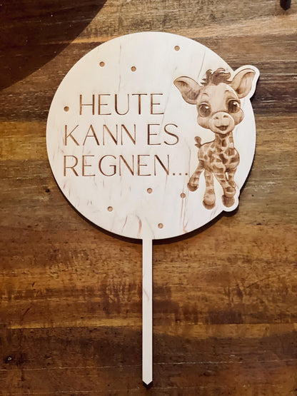 Cake Topper SVG Tiere, Laserdatei Tortendeko Kindergeburtstag, Diodenlaser Sperrholz 3mm, DasGlueckswerk, Digitale Laserdateien, Cake Toppers, 