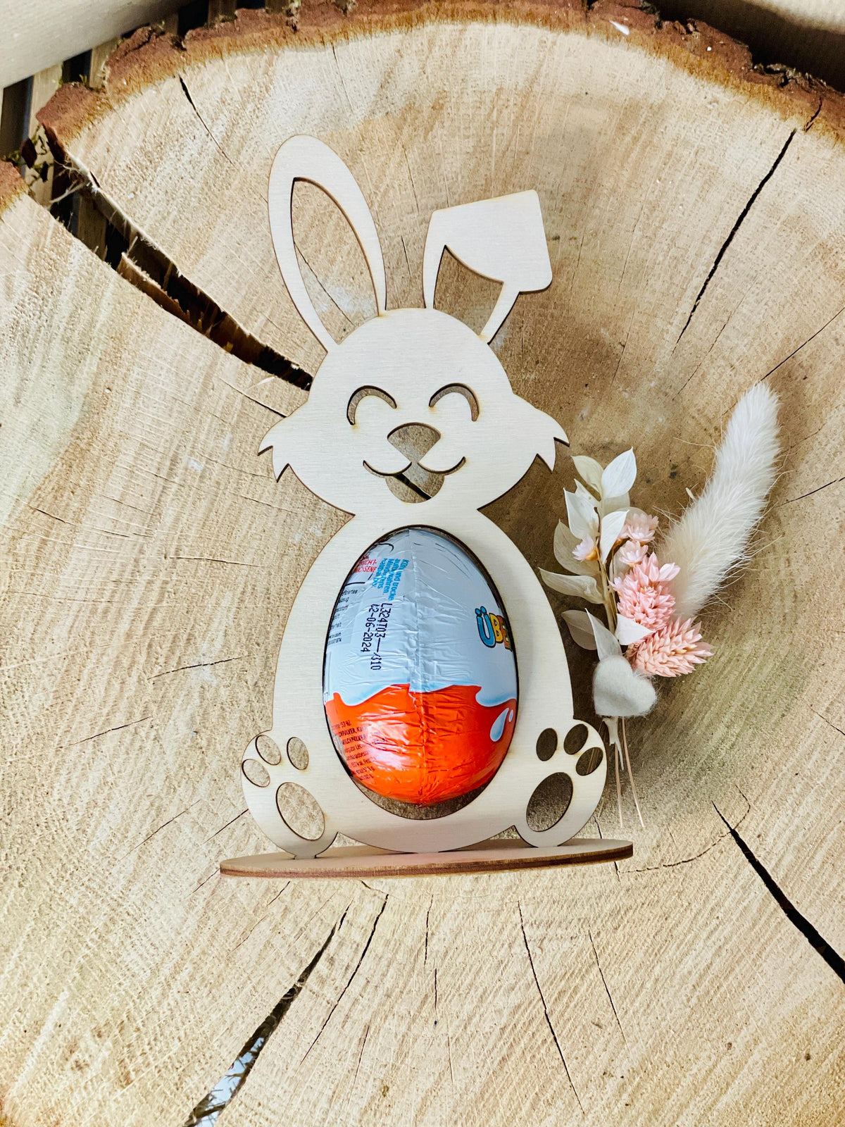 Holz-Osterhase für Eier – Handgefertigte Holzdekoration – Geschenk & Frühlingsdekoration, DasGlueckswerk, Ostern, Party Favors, holz