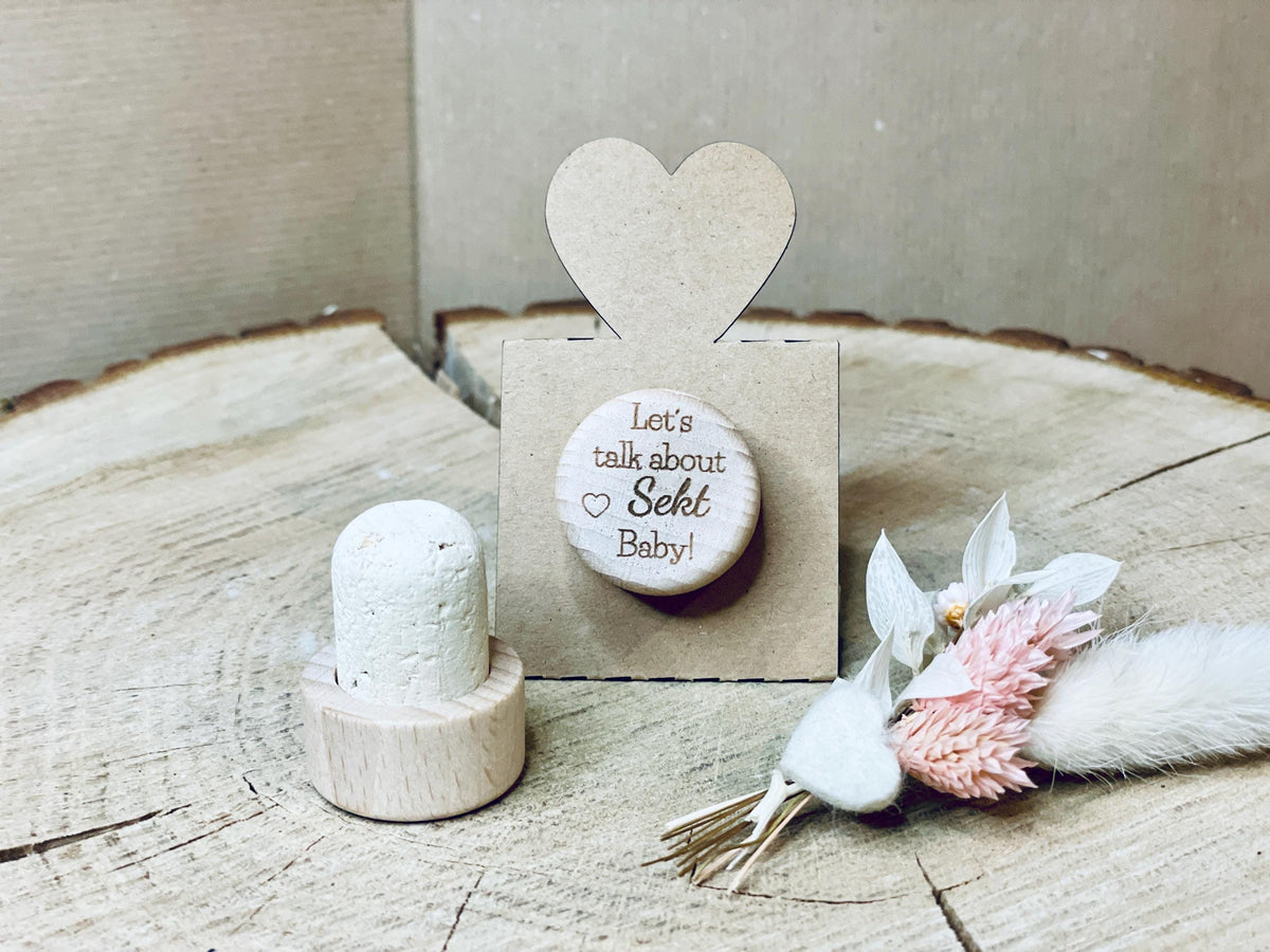 Weinkorken Gravur Tischdeko, dekorativer Holzkorken für Flaschen, Geschenk Hochzeit, DasGlueckswerk, Küche & Genuss, Bottle Stoppers, 