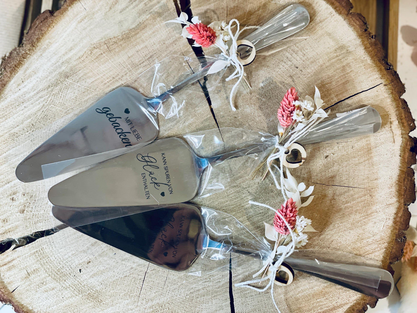 Personalisierter Tortenheber mit Gravur, Geschenk zur Hochzeit und Silberhochzeit, DasGlueckswerk, Hochzeit & Liebe, Cake Servers & Knives, metall