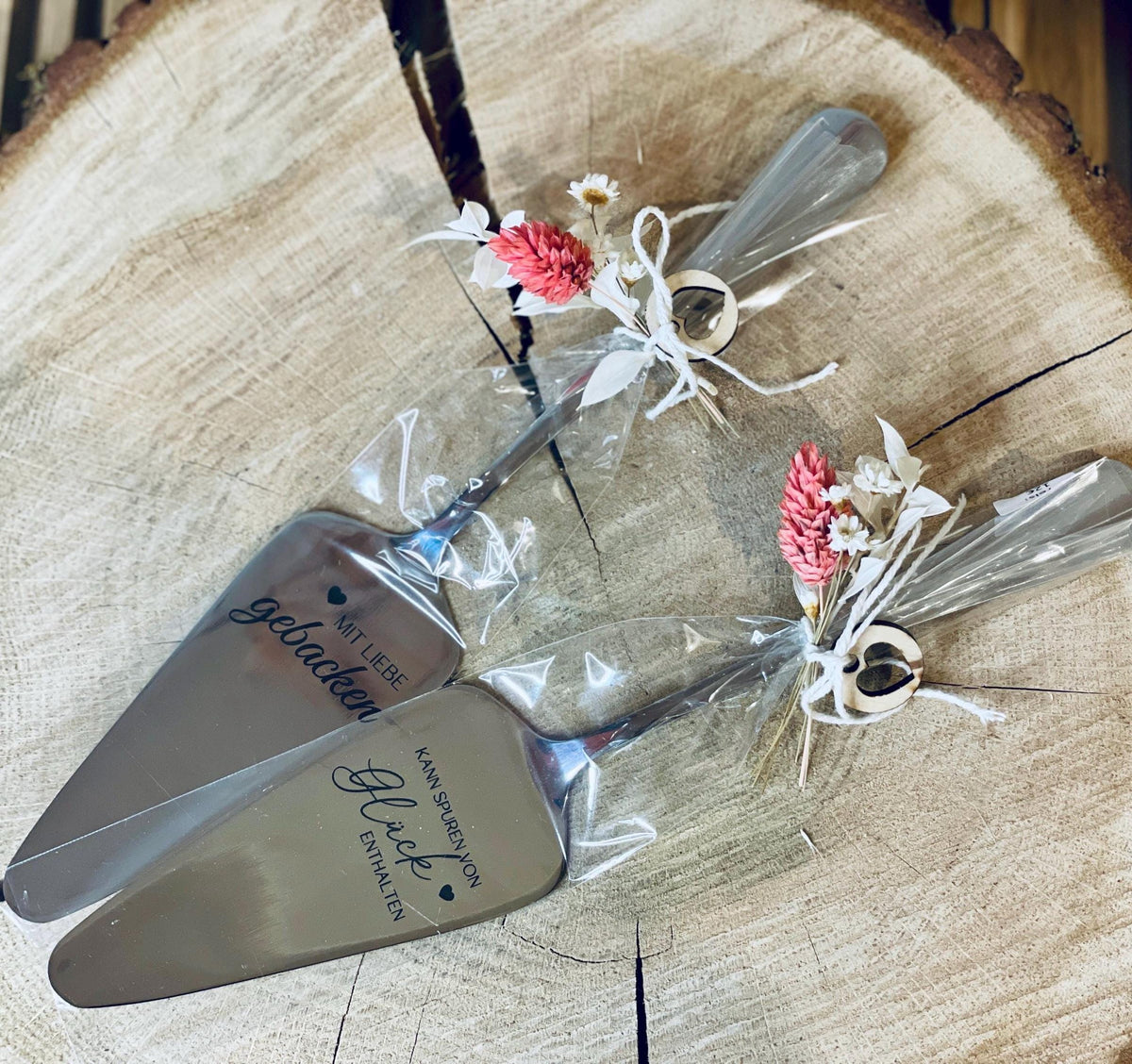 Personalisierter Tortenheber mit Gravur, Geschenk zur Hochzeit und Silberhochzeit, DasGlueckswerk, Hochzeit & Liebe, Cake Servers & Knives, metall