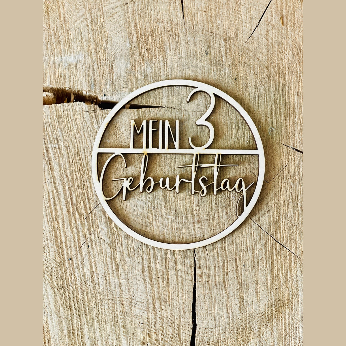 Holzkranz „Mein 1, 2, 3, 4, 5 Geburtstag“ – Die perfekte Dekoration für unvergessliche Feiern! Türkranz Das Glückswerk