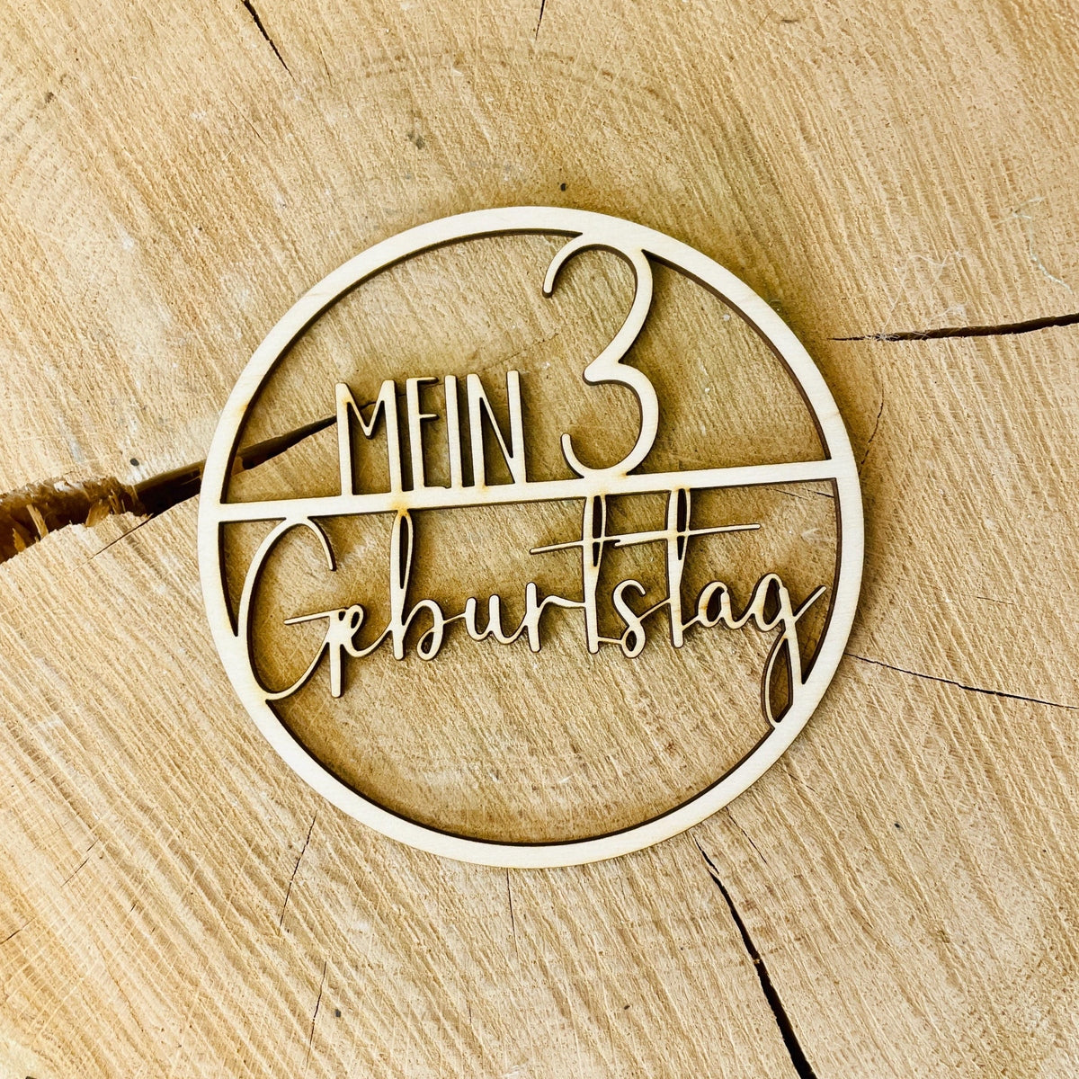 Holzkranz „Mein 1, 2, 3, 4, 5 Geburtstag“ – Die perfekte Dekoration für unvergessliche Feiern! Türkranz Das Glückswerk