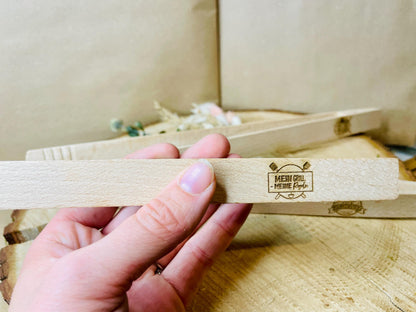 Grillzange personalisiert Edelstahl, Gravur Papa Opa, Geschenk Grillmeister, DasGlueckswerk, , Dining & Serving, holz