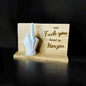 Mittelfinger Stinkefinger Hand mit mein Fuck you kommt von herzen sarkastischer spruch witzige Geschenkidee Aufsteller Das Glückswerk Nein