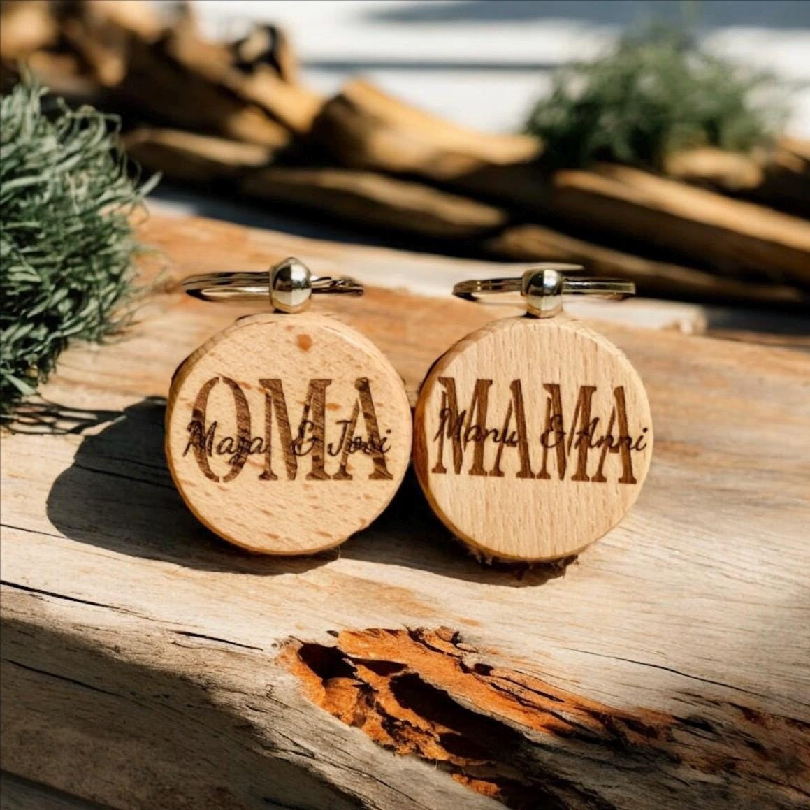 Schlüsselanhänger in Geschenkbox Geschenk Oma Opa Mama Papa Enkel Kinder für den der alles hat Schlüsselanhänger Das Glückswerk