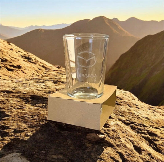 Schapsglas  mit Namensgravur