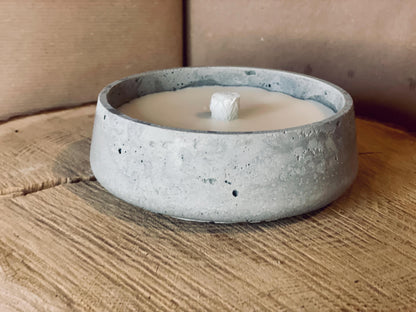 Einzugsgeschenk Betonkerze – „Willkommen Zuhause“ Gravur, Outdoor Gartendeko modern, Hauswarming Geschenk Das Glückswerk