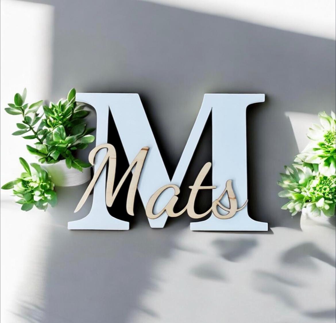 Namensschild Holz Türschild Kinderzimmer, personalisiert mit Wunschname, Geschenk zur Geburt, DasGlueckswerk, Geburtstag, Signs, Holz