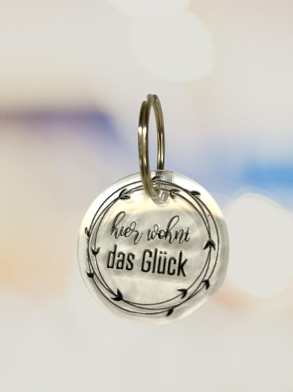 Schlüsselanhänger Acryl Schön dass es dich gibt, Dankeschön Geschenk für Freundin Kollegin, DasGlueckswerk, Schlüsselanhänger, Keychains, Acryl, Metall