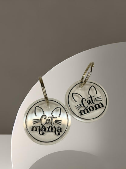 Acryl-Anhänger Cat Mom als Geschenkidee für Katzenbesitzerinnen
