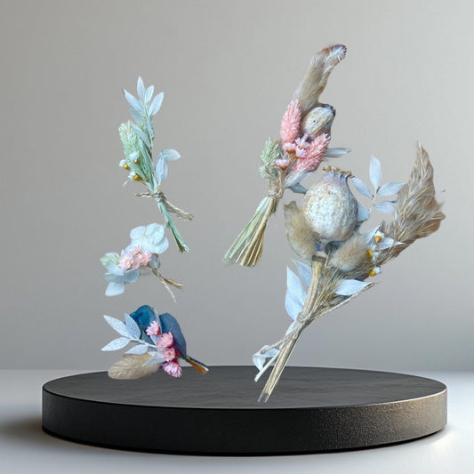 Add-on: Kleiner Trockenblumenstrauß – natürliche Deko als Ergänzung zu deinem Geschenk Trockenblume Das Glückswerk