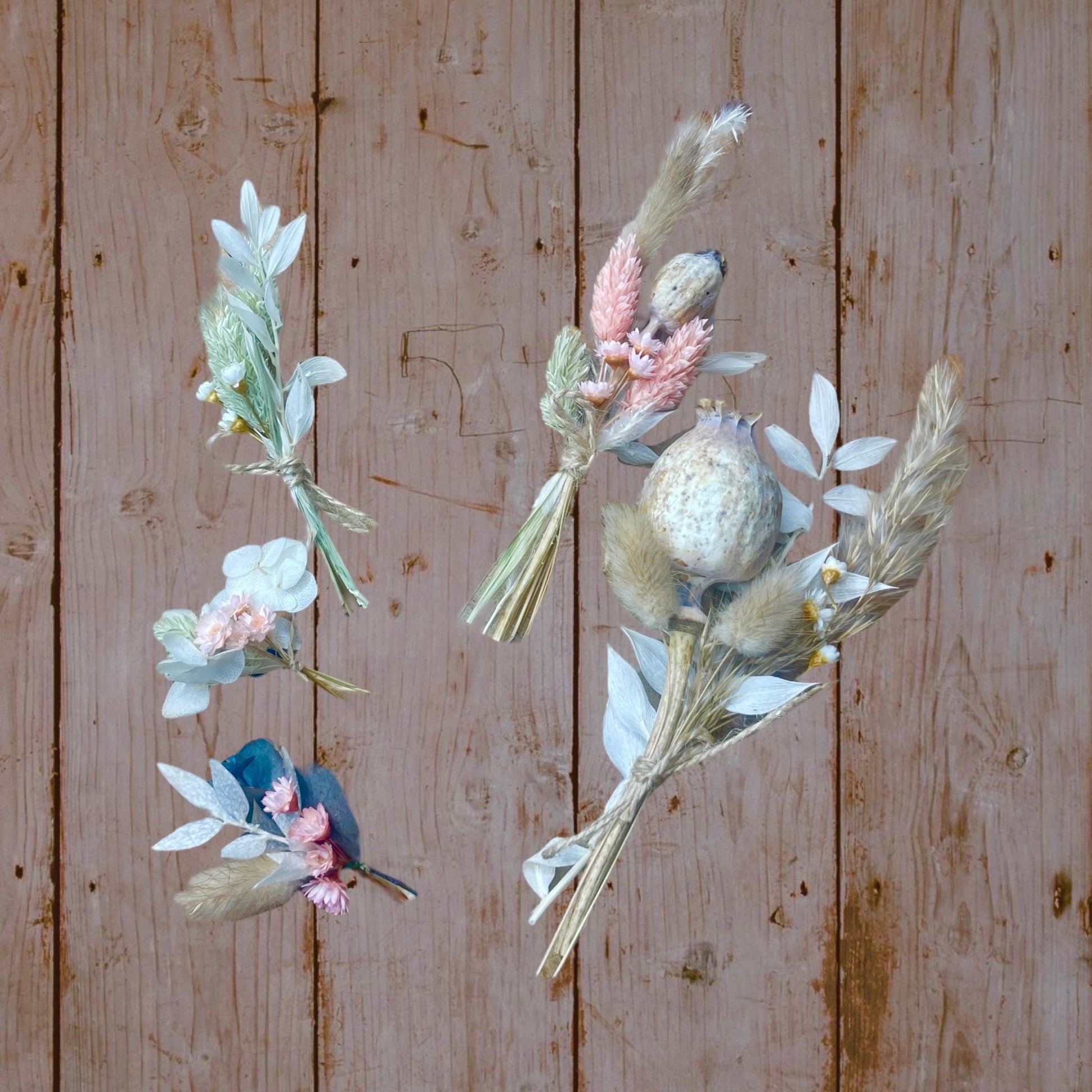 Add-on: Kleiner Trockenblumenstrauß – natürliche Deko als Ergänzung zu deinem Geschenk Trockenblume Das Glückswerk
