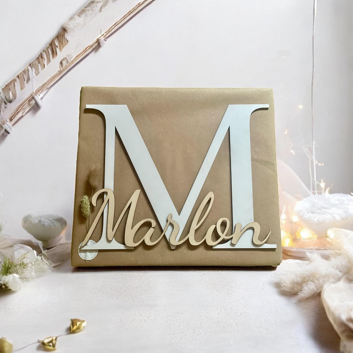 Namensschild Holz Türschild Kinderzimmer, personalisiert mit Wunschname, Geschenk zur Geburt, DasGlueckswerk, Geburtstag, Signs, Holz
