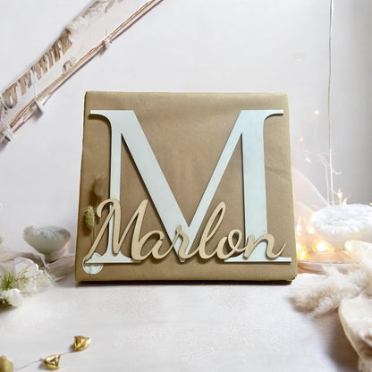 Namensschild Holz Türschild Kinderzimmer, personalisiert mit Wunschname, Geschenk zur Geburt, DasGlueckswerk, Geburtstag, Signs, Holz