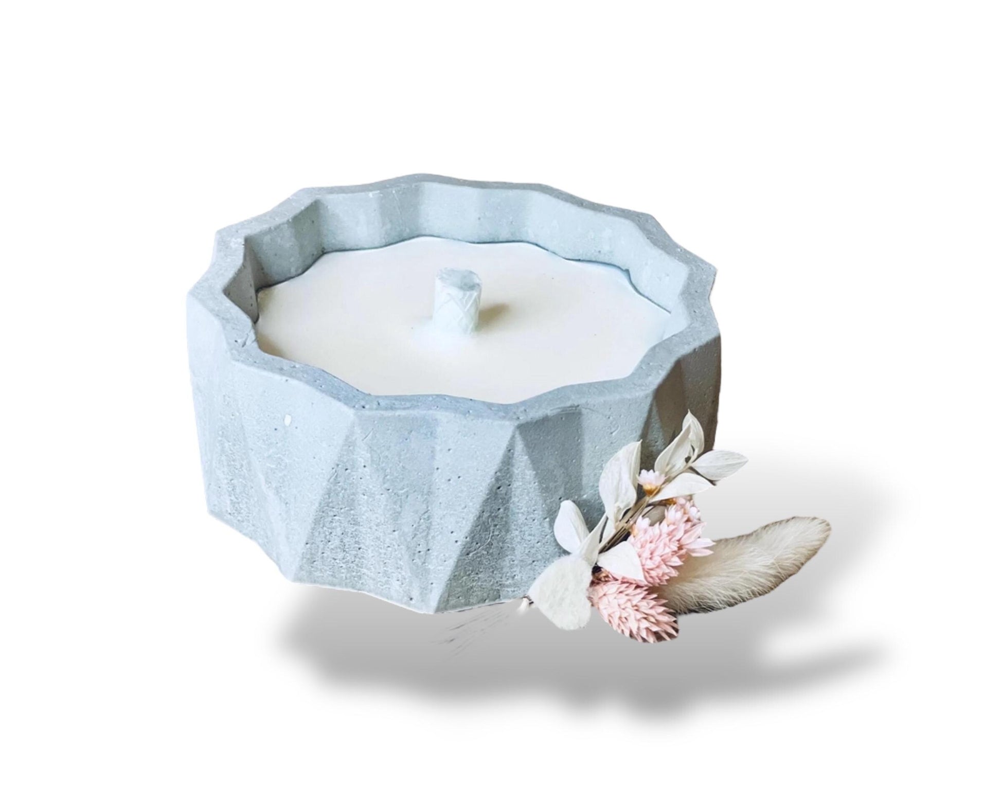 Betonkerze Glückslicht, handgegossen aus Möbelbeton und Sojawachs, Geschenk Hochzeit Geburtstag Jahrestag, DasGlueckswerk, Kerzen aus Beton, Garden Decoration, holz, wachs, Beton, Glasfaser