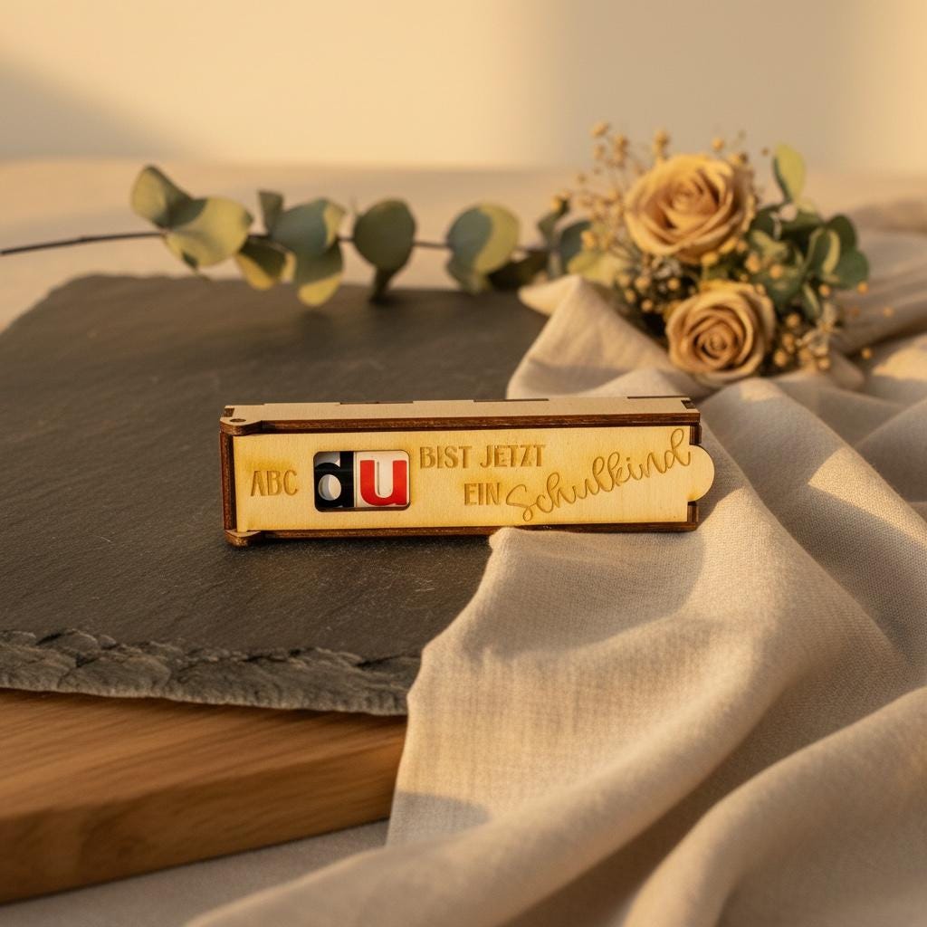 Schokoriegel Box Bonuspapa aus Holz mit Gravur, kleines Geschenk Vatertag Geburtstag Mitbringsel, DasGlueckswerk, Dekoration, Gift Boxes, holz