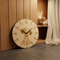 Dalmatiner Wanduhr – Holz Uhr mit Hundemotiv, Geschenk für Hundeliebhaber & Tierfreunde, Dalmatiner Wanddekoration Das Glückswerk