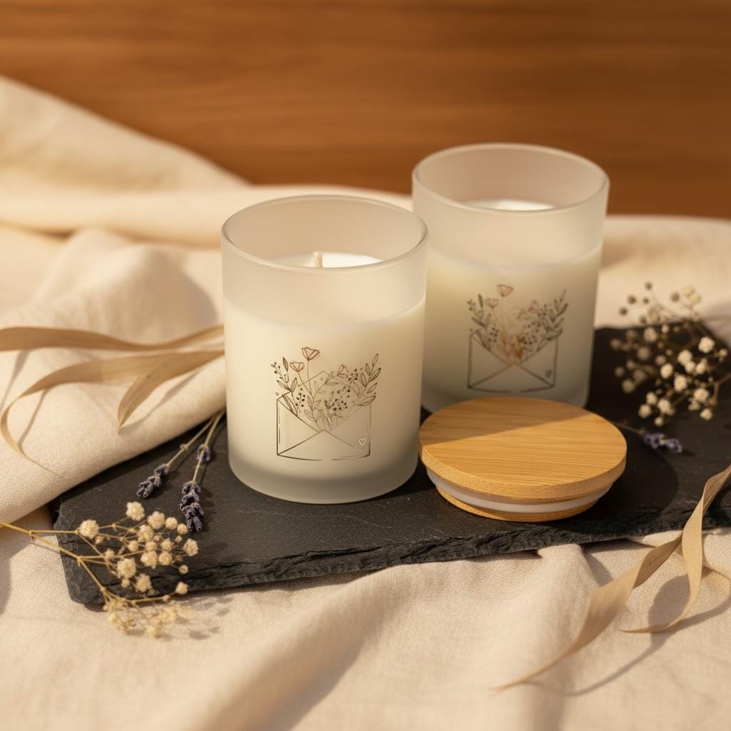 Danke Kerze Sojawachs im Glas Kerze als Dankeschön Geschenk, Handmade Candle, kleines Dankeschön, Geschenk für Erzieherin Lehrerin Freundin Das Glückswerk