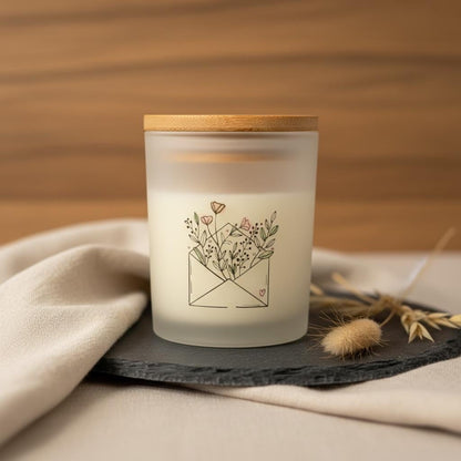 Danke Kerze Sojawachs im Glas Kerze als Dankeschön Geschenk, Handmade Candle, kleines Dankeschön, Geschenk für Erzieherin Lehrerin Freundin Das Glückswerk