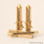 Wunscherfüller Glasröhrchen Holzschale, kleines Geschenk zum Mitbringen, DasGlueckswerk, Geburtstag, Greeting Cards, holz, glas