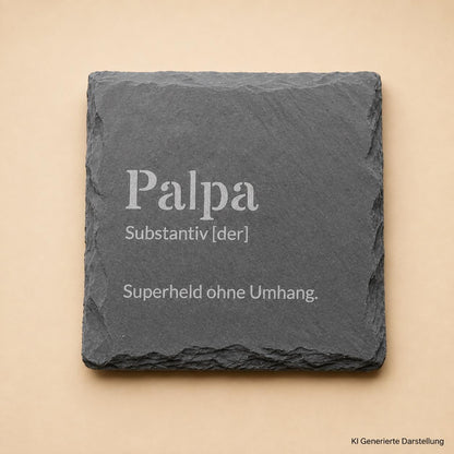 Untersetzer Schiefer Name individualisiert Glasuntersetzer Geschenkidee, DasGlueckswerk, Dekoration, Coasters, Schiefer