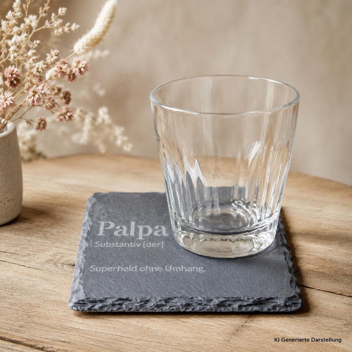 Untersetzer Schiefer Name individualisiert Glasuntersetzer Geschenkidee, DasGlueckswerk, Dekoration, Coasters, Schiefer