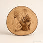 Personalisierte Baumscheibe 16cm mit Fotogravur, Holz Erinnerungsstück, Geschenk Geburtstag Hochzeit, DasGlueckswerk, Hochzeit & Liebe, Gifts For The Couple, Holz